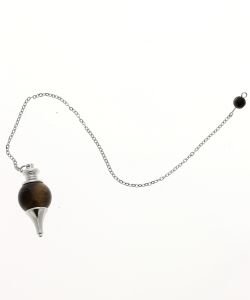 Pendule sphère Oeil de Tigre 4cm, 1 part